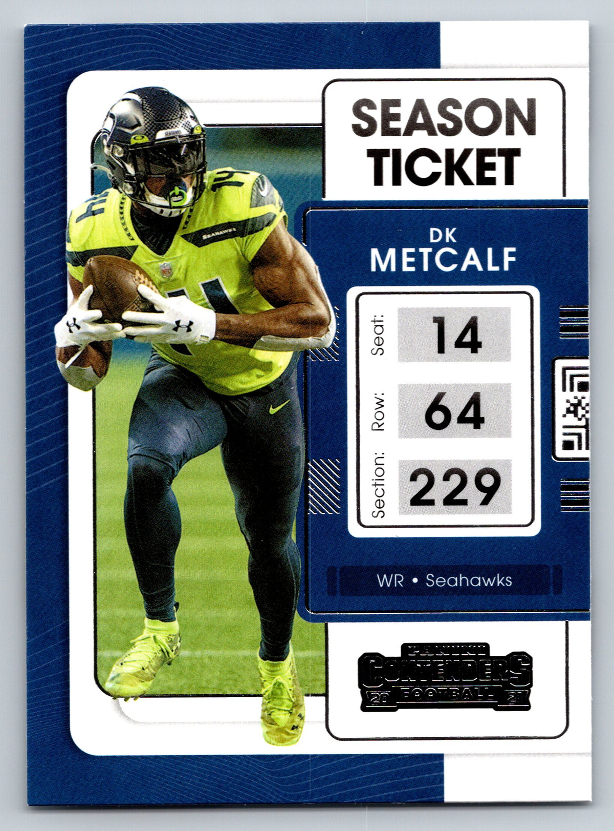 2021 Panini Contenders #86 DK Metcalf