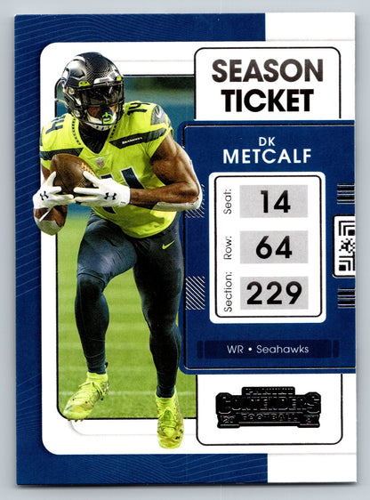 2021 Panini Contenders #86 DK Metcalf