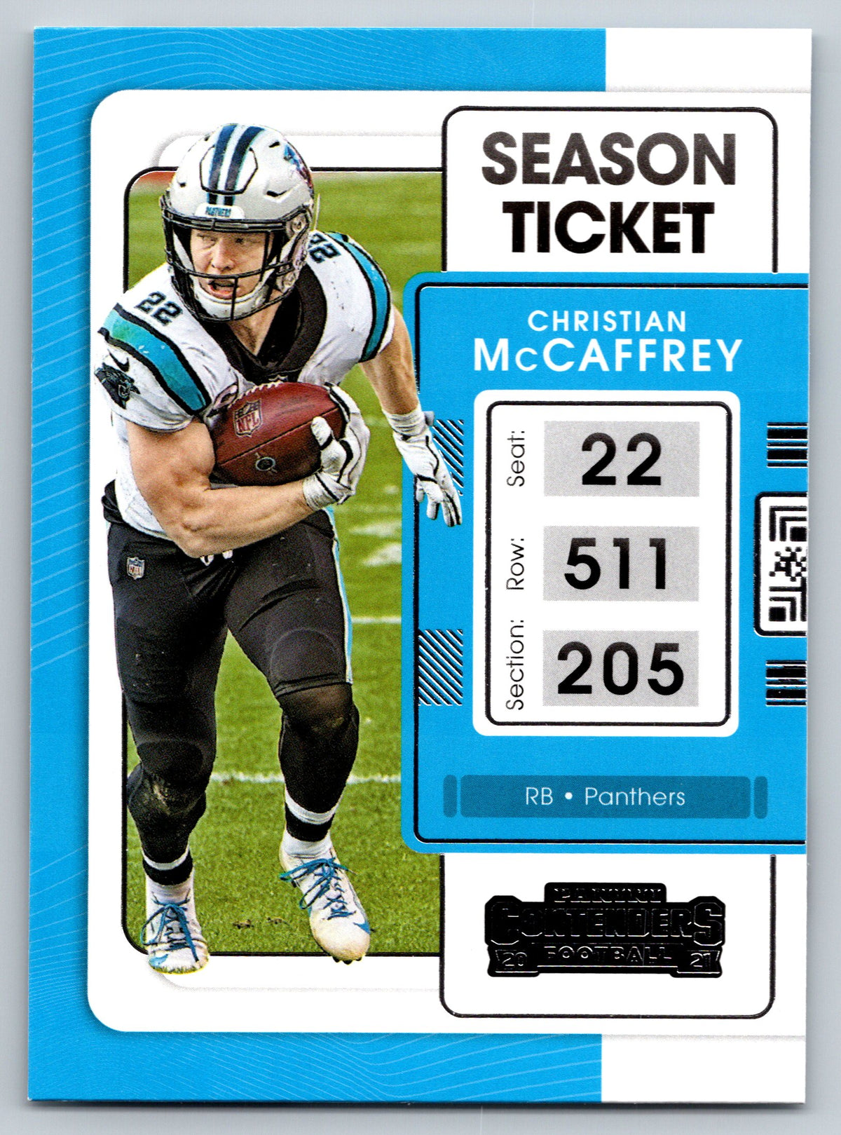 2021 Panini Contenders #15 Christian McCaffrey