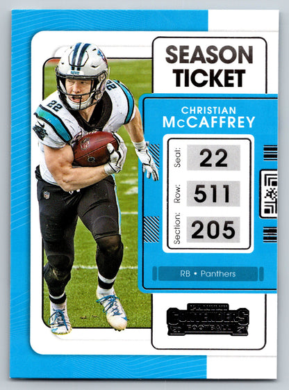 2021 Panini Contenders #15 Christian McCaffrey