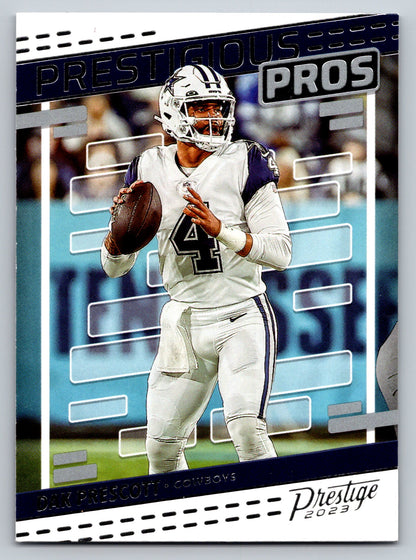 2023 Panini Prestige #PP-4 Dak Prescott Prestigious Pros