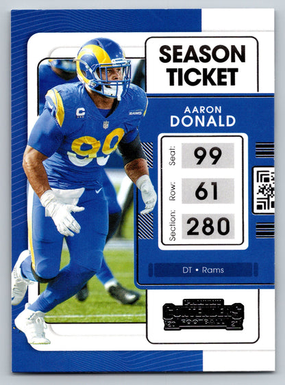 2021 Panini Contenders #56 Aaron Donald