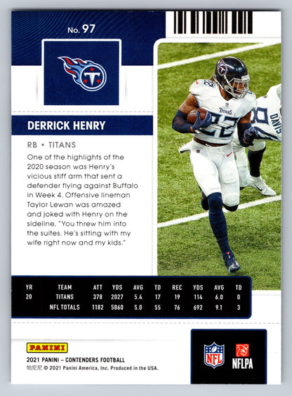 2021 Panini Contenders #97 Derrick Henry