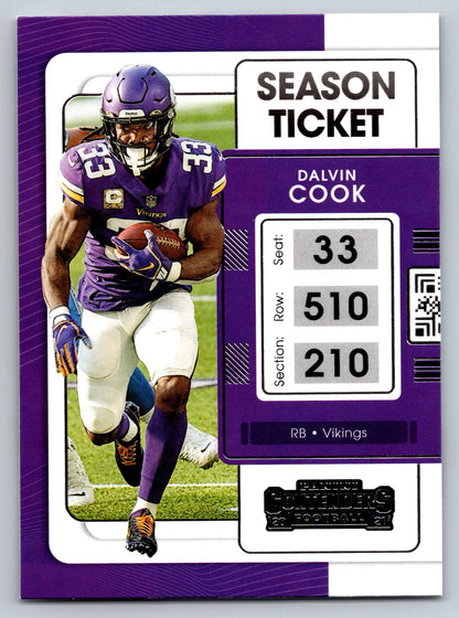 2021 Panini Contenders #65 Dalvin Cook