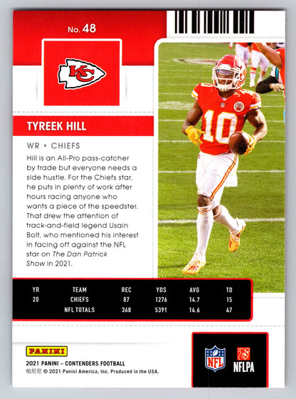2021 Panini Contenders #48 Tyreek Hill