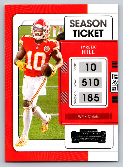 2021 Panini Contenders #48 Tyreek Hill