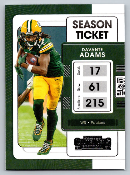 2021 Panini Contenders #35 Davante Adams