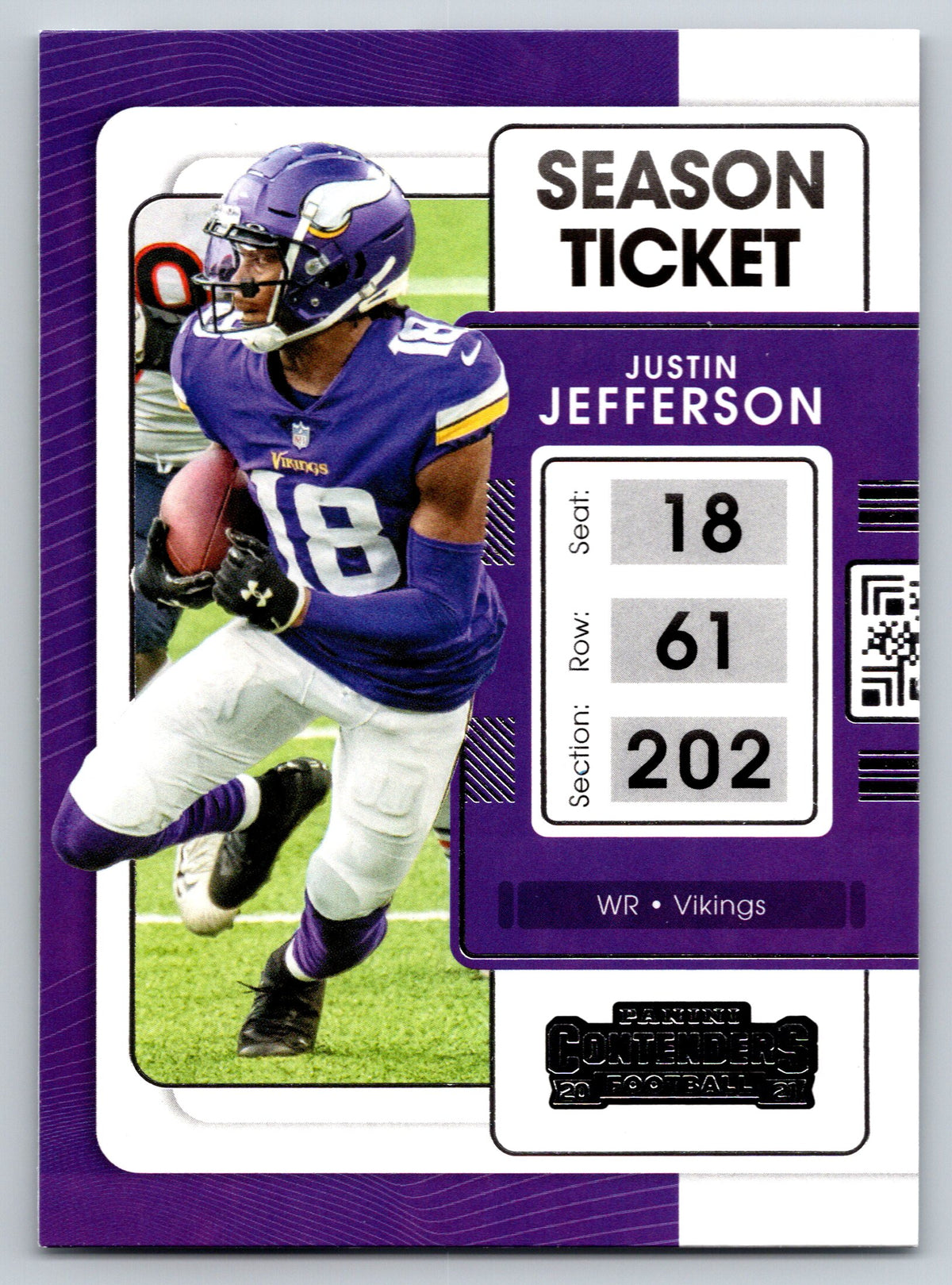 2021 Panini Contenders #63 Justin Jefferson