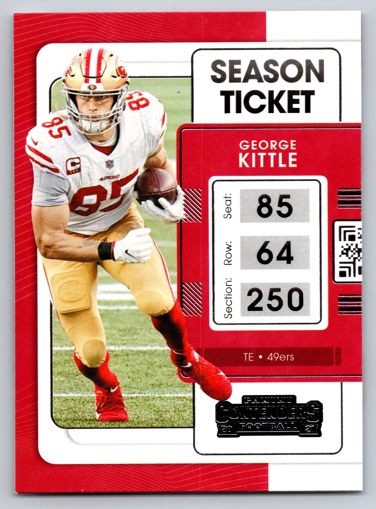 2021 Panini Contenders #89 George Kittle