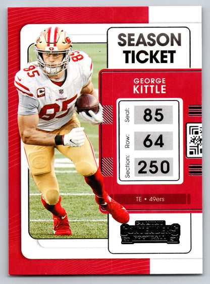 2021 Panini Contenders #89 George Kittle