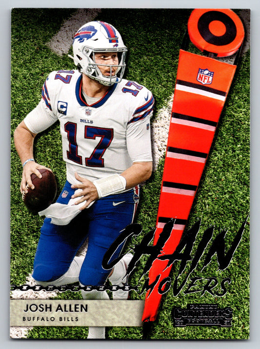 2021 Panini Contenders #CM-JAL Josh Allen Chain Movers