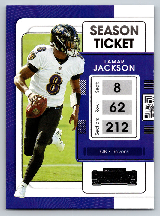 2021 Panini Contenders #7 Lamar Jackson
