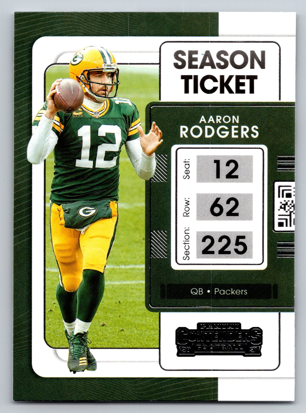 2021 Panini Contenders #34 Aaron Rodgers