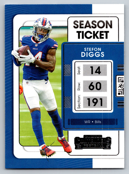 2021 Panini Contenders #11 Stefon Diggs