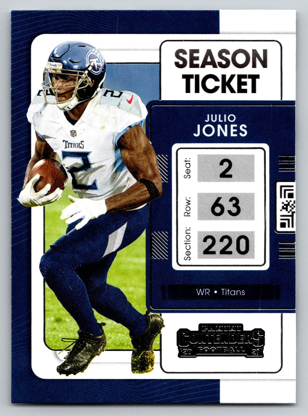 2021 Panini Contenders #95 Julio Jones