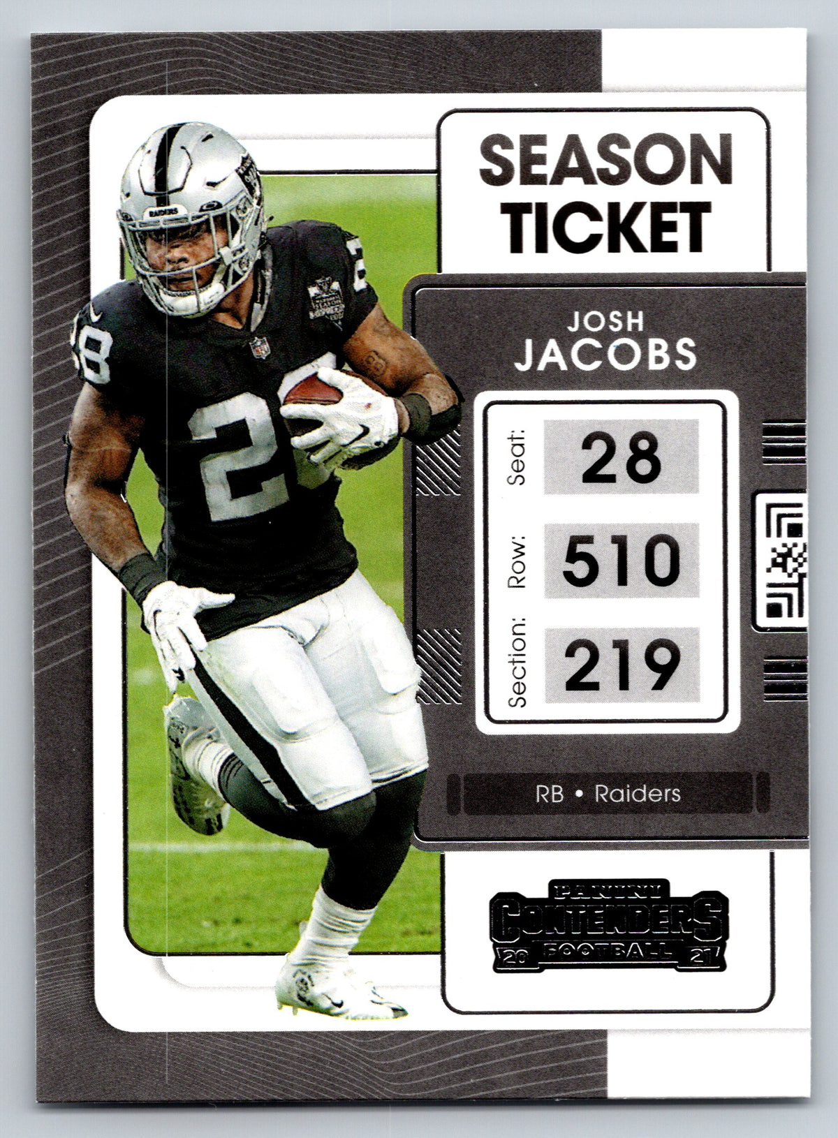 2021 Panini Contenders #59 Josh Jacobs