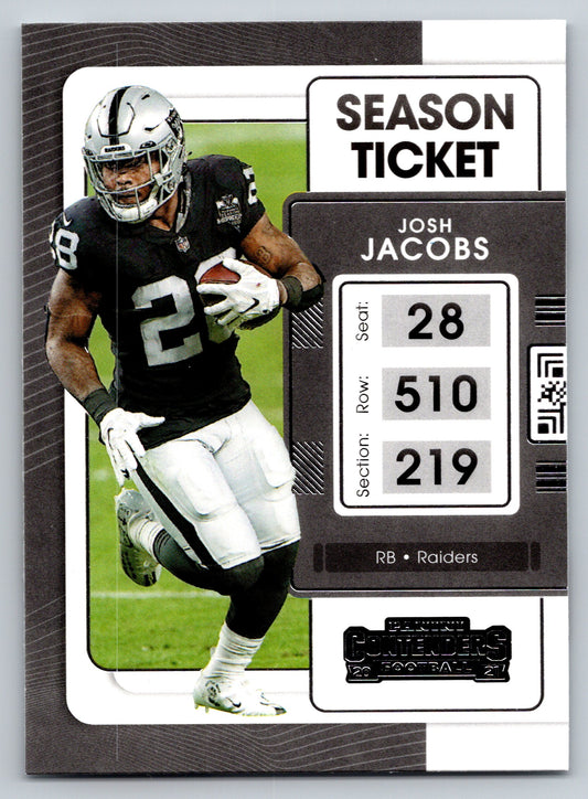 2021 Panini Contenders #59 Josh Jacobs
