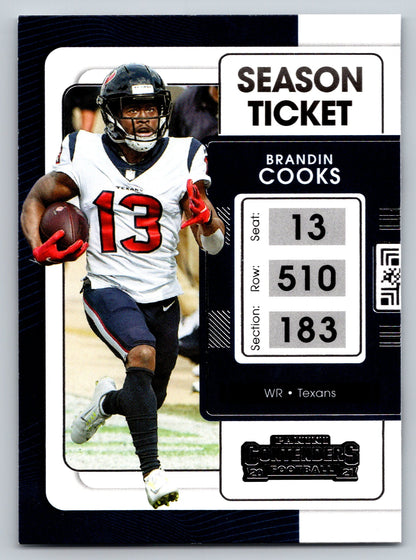 2021 Panini Contenders #38 Brandin Cooks