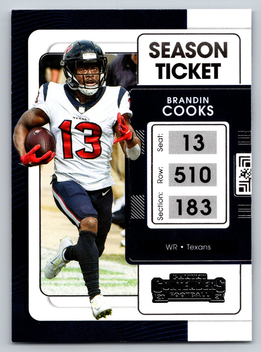 2021 Panini Contenders #38 Brandin Cooks