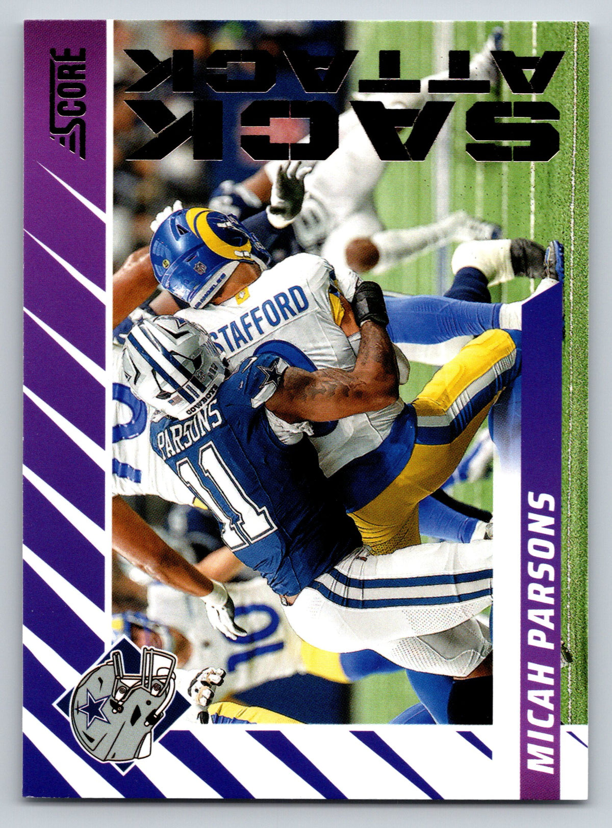 2024 Score #2 Micah Parsons Sack Attack Purple