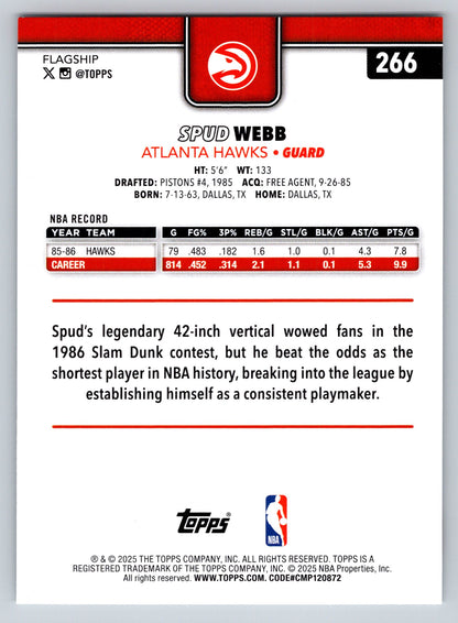 2025-26 Topps #266 Spud Webb