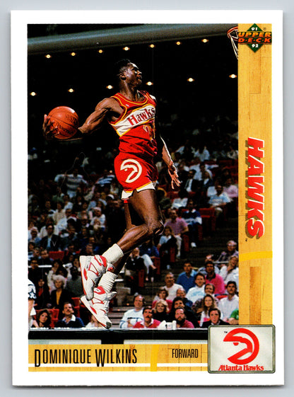 1991-92 Upper Deck #255b Dominique Wilkins
