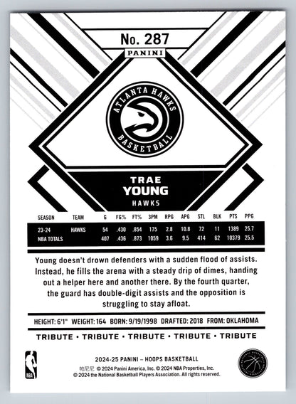 2024-25 Hoops #287 Trae Young