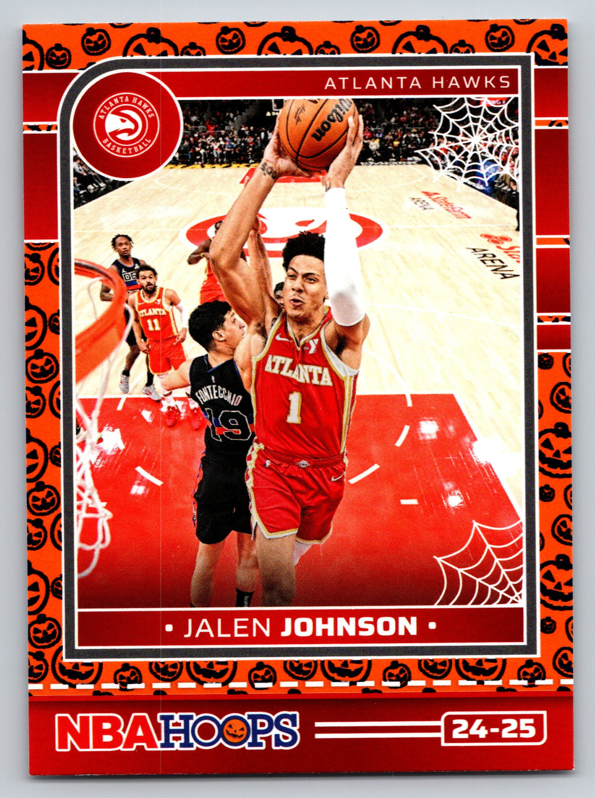 2024-25 Hoops Haunted Hoops #228 Jalen Johnson Orange
