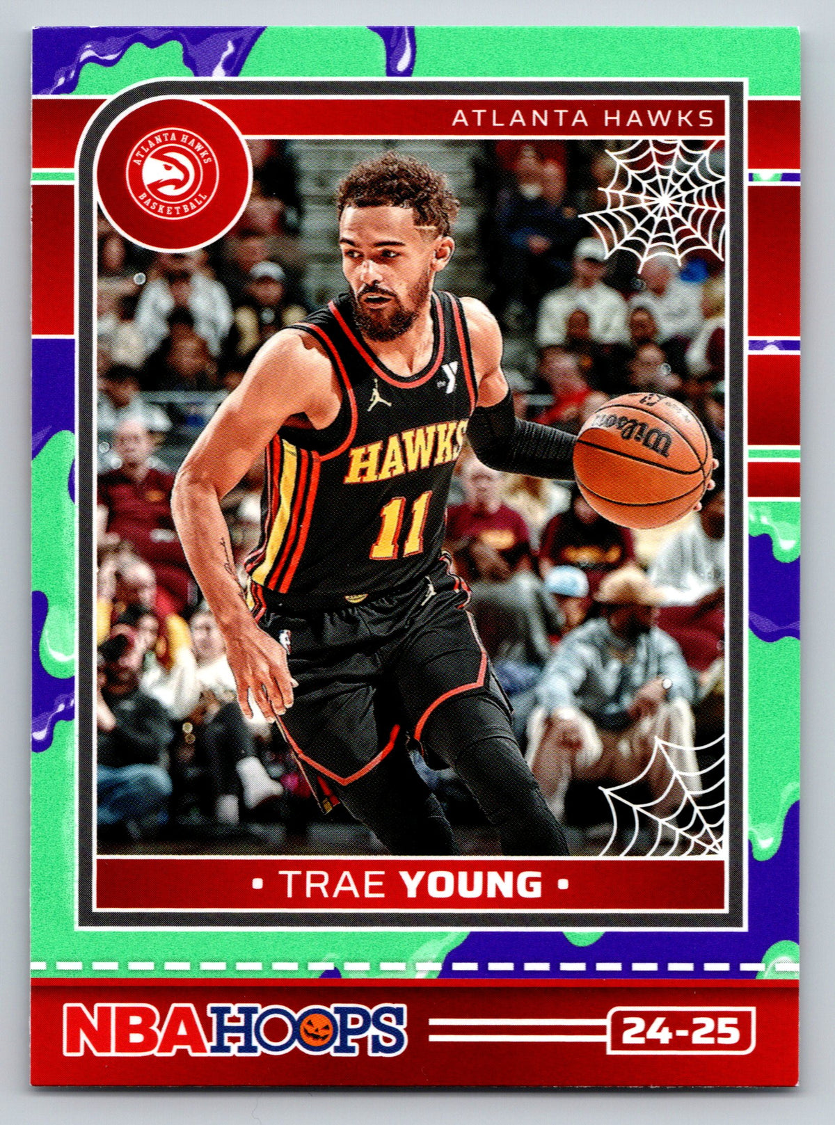2024-25 Hoops Haunted Hoops #106 Trae Young Slime