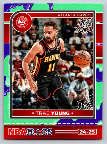 2024-25 Hoops Haunted Hoops #106 Trae Young Slime