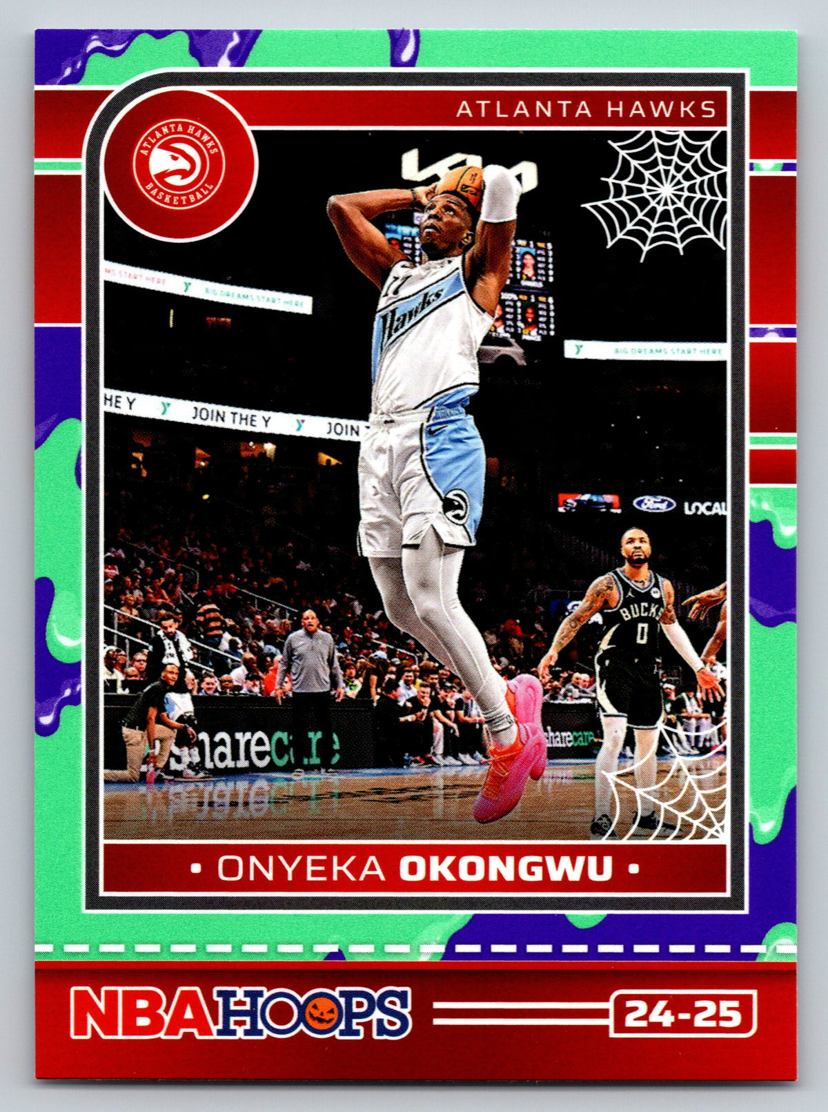2024-25 Hoops Haunted Hoops #29 Onyeka Okongwu Slime