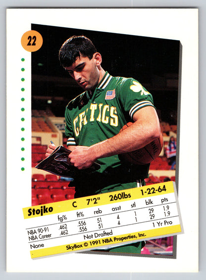 1991-92 SkyBox #22 Stojko Vrankovic