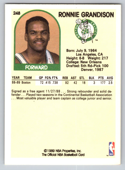 1989-90 Hoops #248 Ronnie Grandison