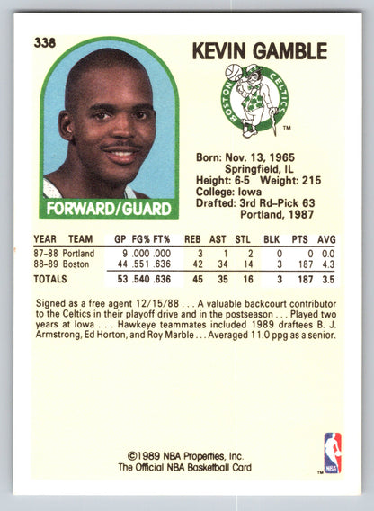 1989-90 Hoops #338 Kevin Gamble