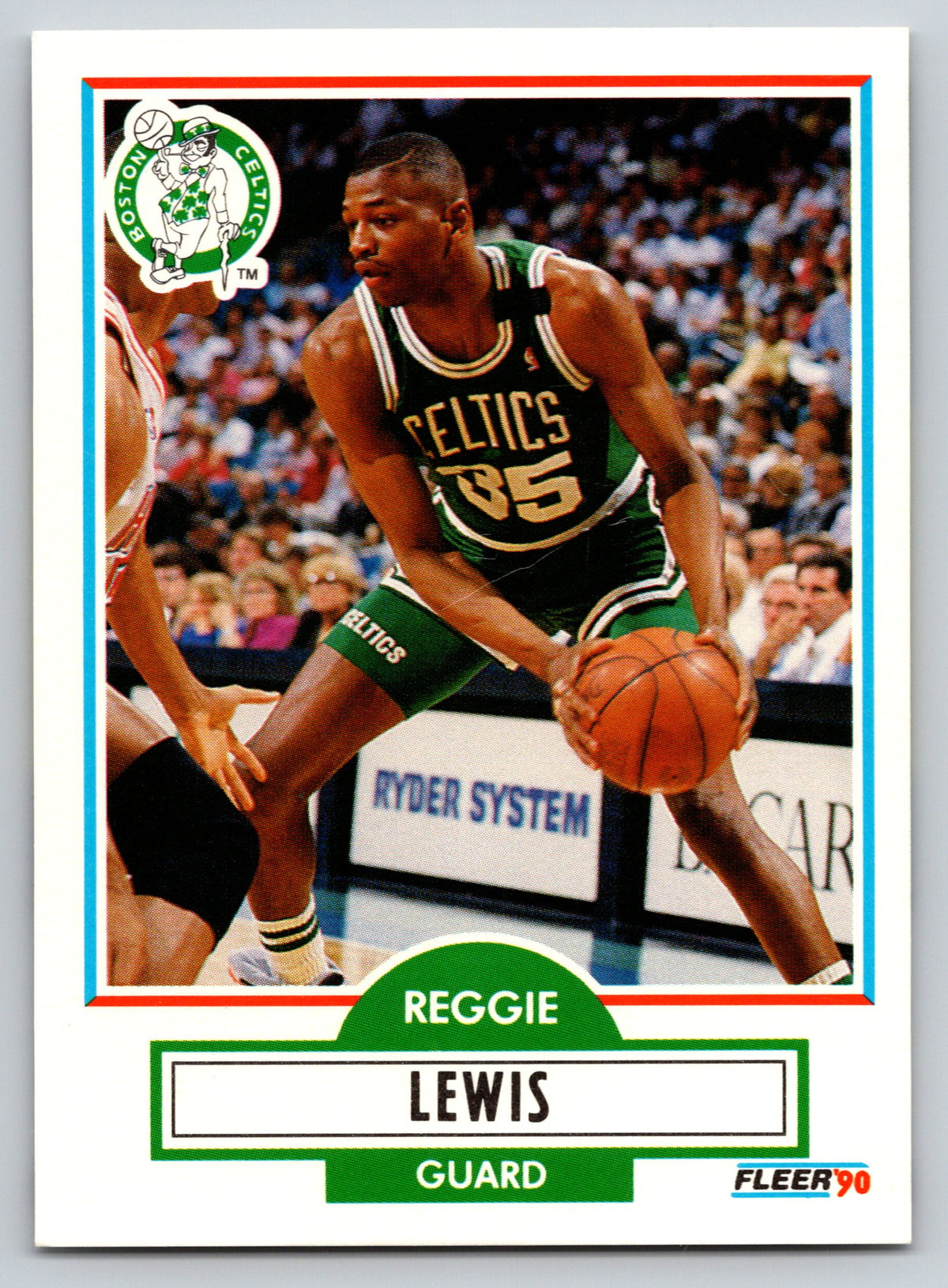 1990-91 Fleer #11b Reggie Lewis