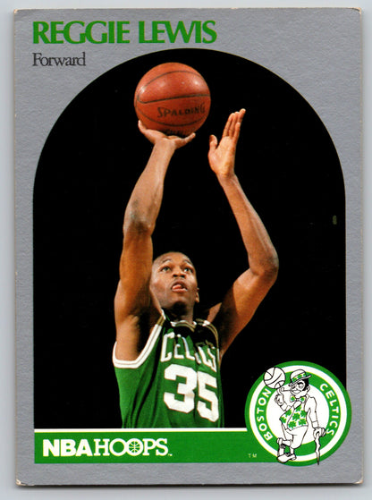 1990-91 Hoops #43 Reggie Lewis