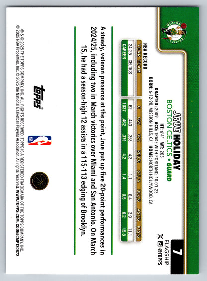 2025-26 Topps #7 Jrue Holiday