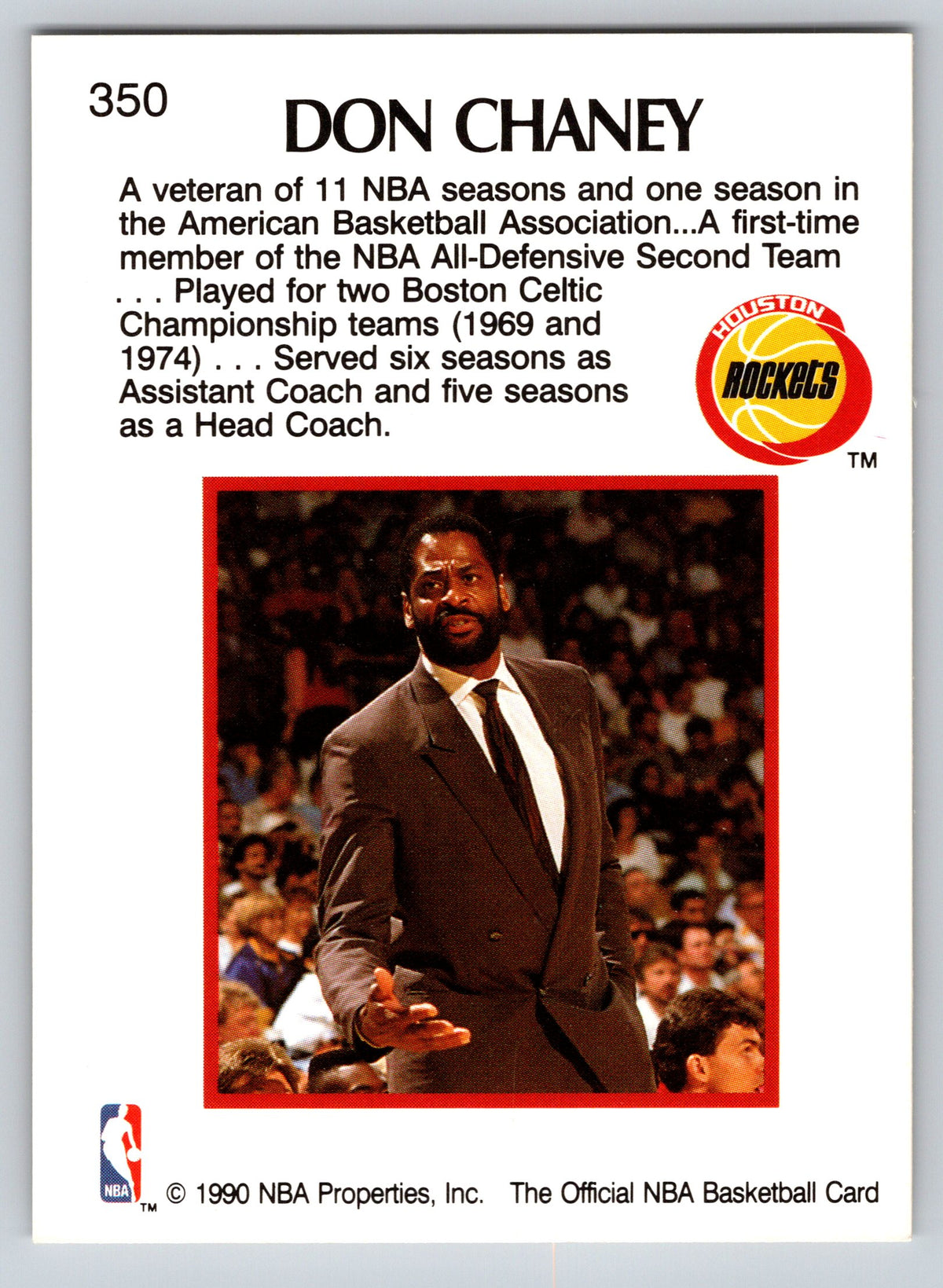1990-91 Hoops #350 Don Chaney