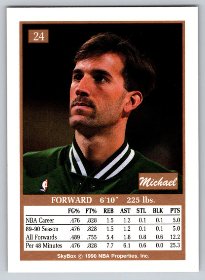 1990-91 SkyBox #24 Michael Smith