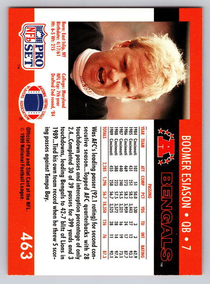 1990 Pro Set #463 Boomer Esiason