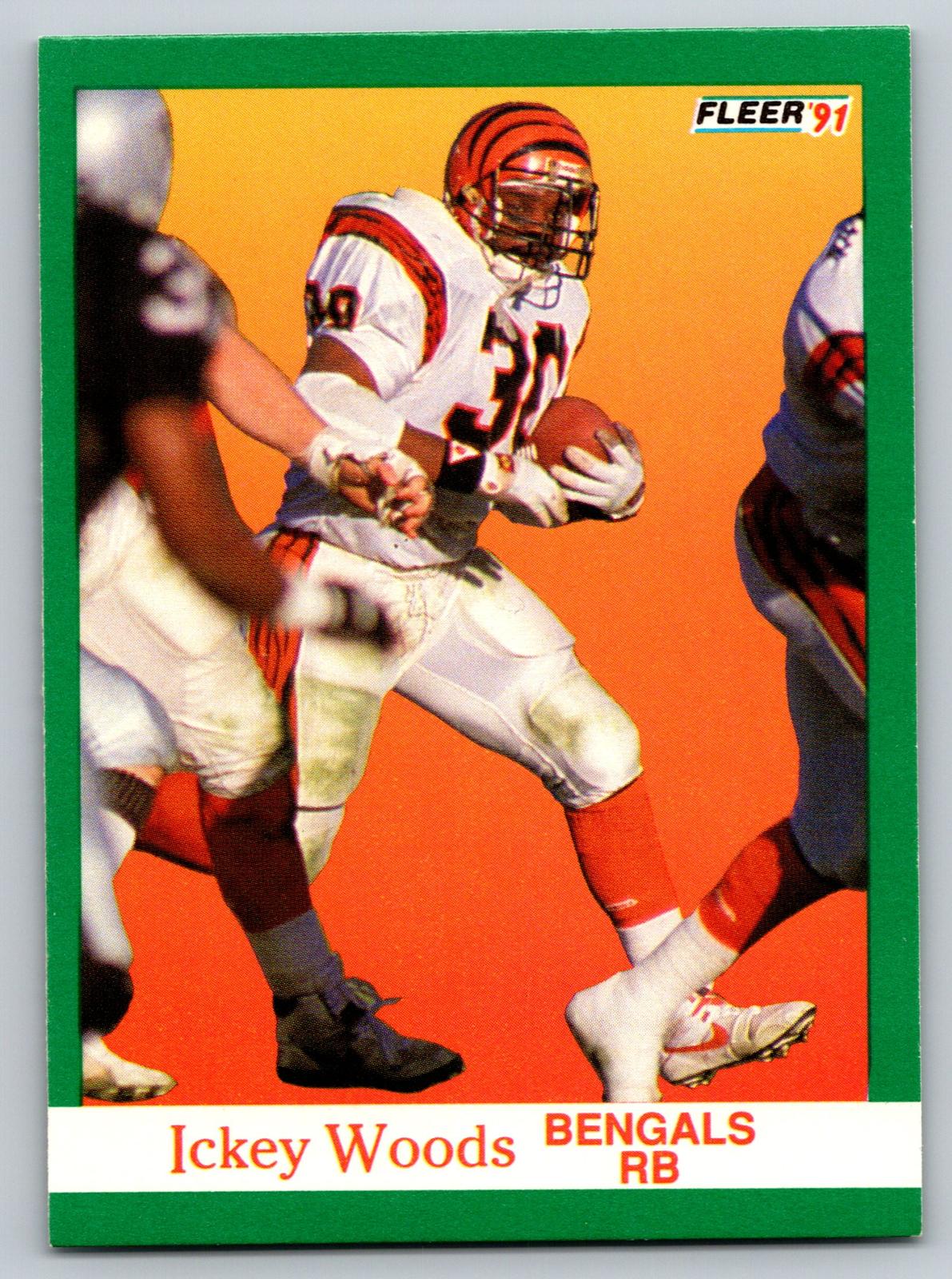 1991 Fleer #28 Ickey Woods
