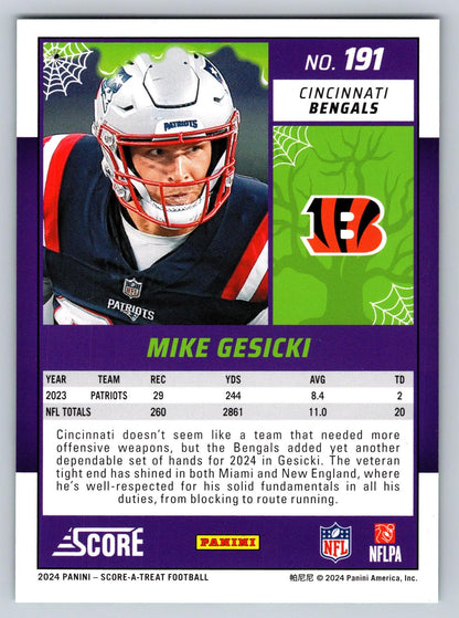 2024 Score-A-Treat #191 Mike Gesicki Green Bats