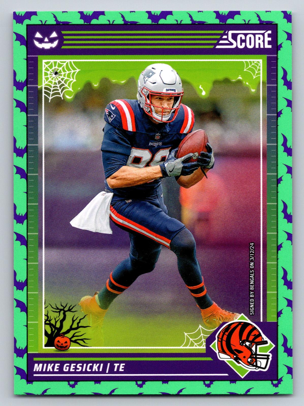 2024 Score-A-Treat #191 Mike Gesicki Green Bats