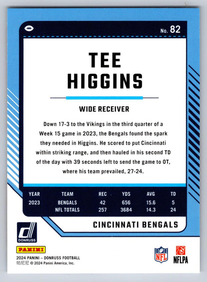 2024 Donruss #82 Tee Higgins