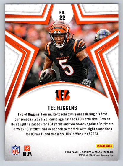 2024 Panini Rookies & Stars #22 Tee Higgins