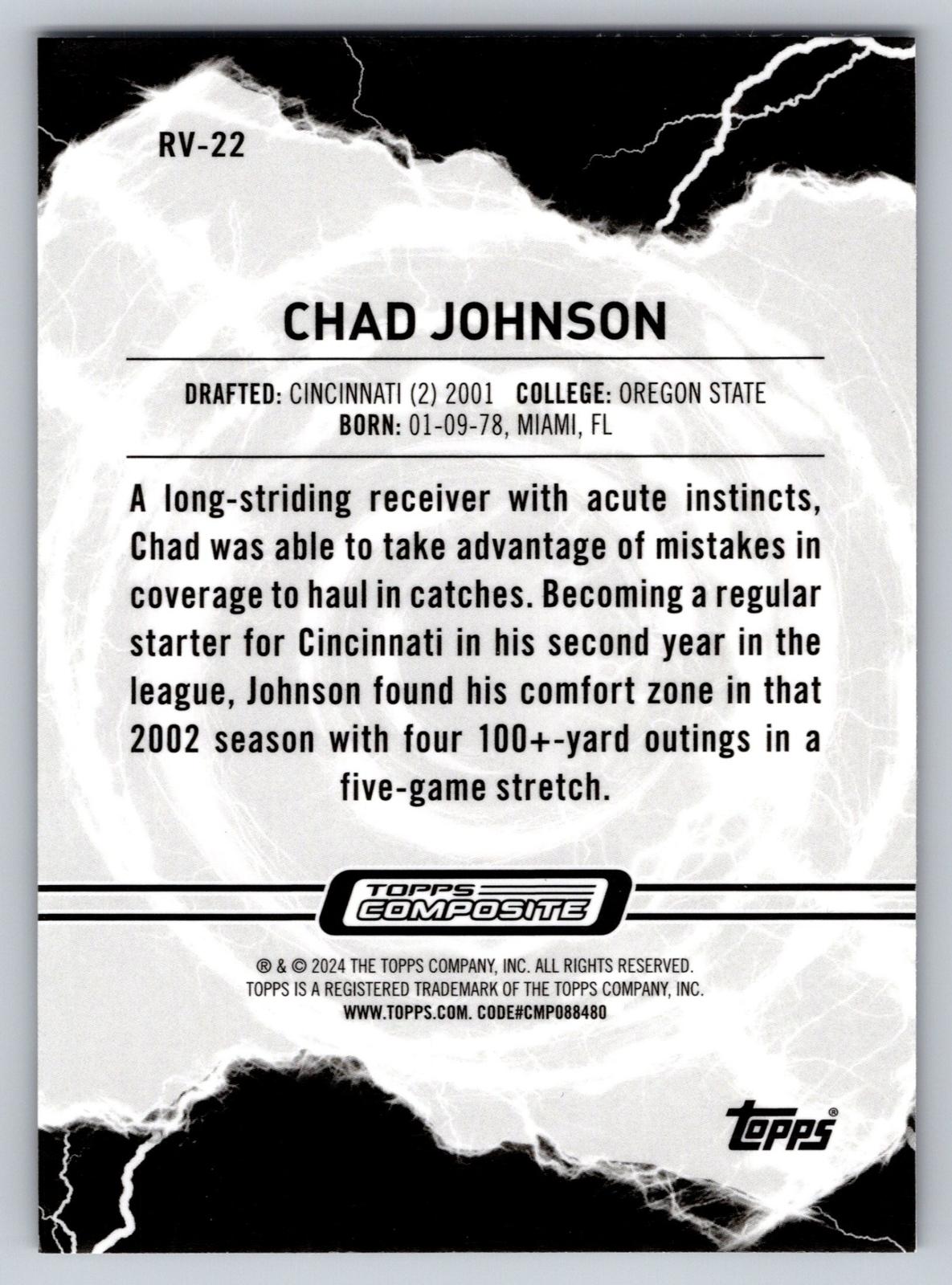 2023 Topps Composite #RV-22 Chad Johnson Resurgence Voltaic