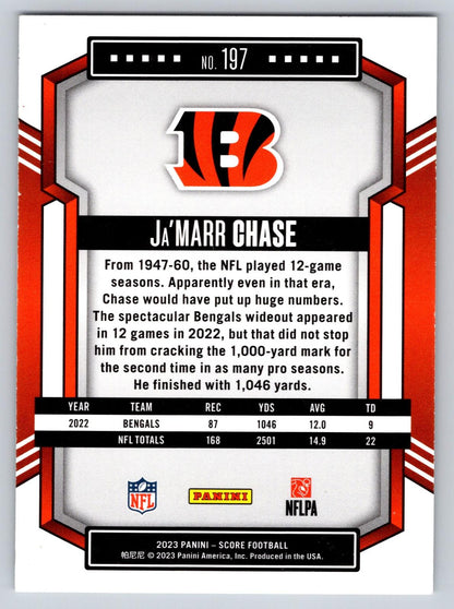 2023 Score #197 Ja'Marr Chase