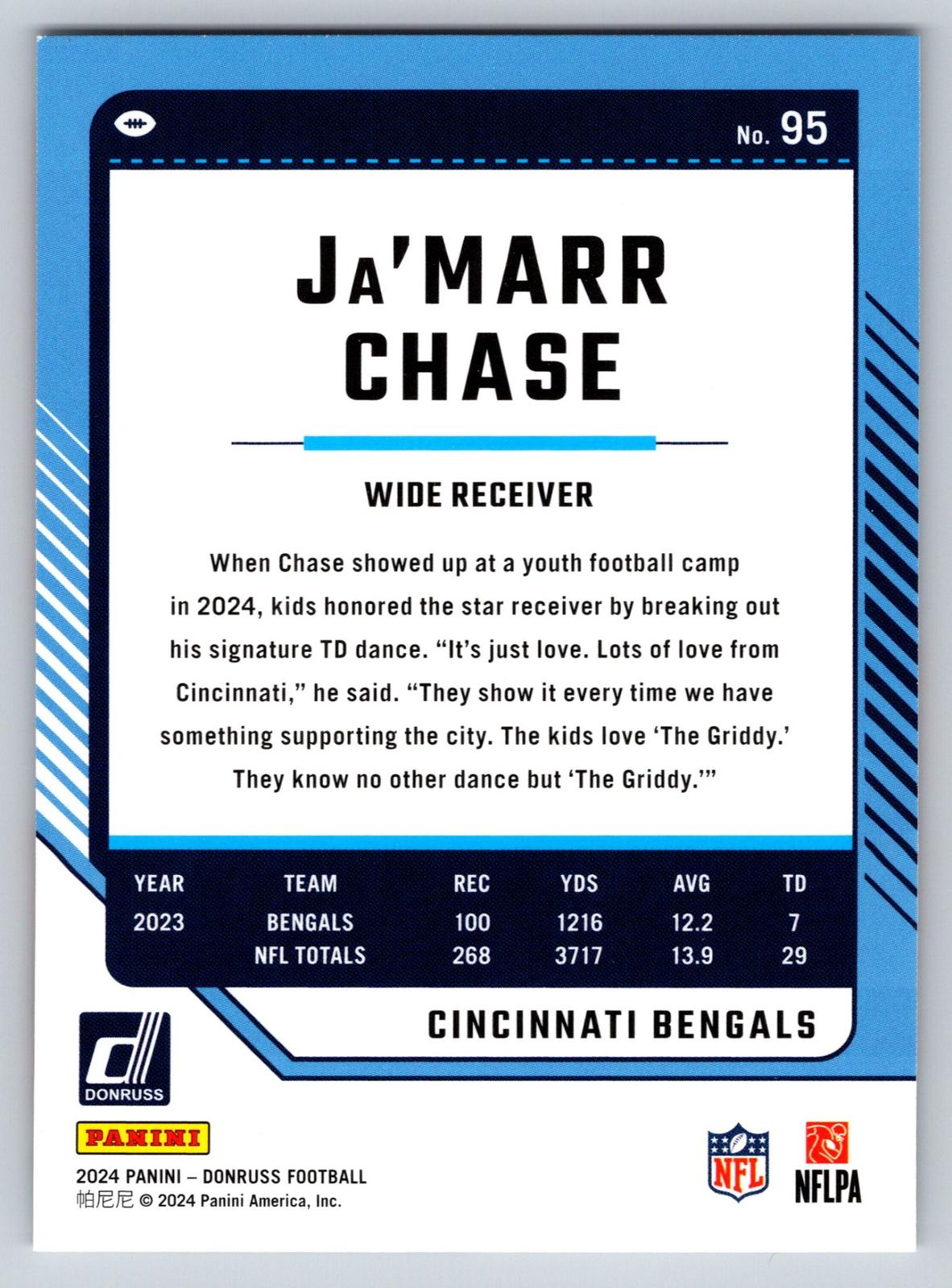 2024 Donruss #95 Ja'Marr Chase