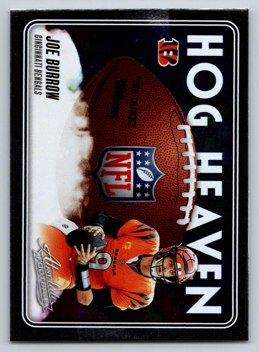 2025 Panini Absolute #HH-JBW Joe Burrow Hog Heaven