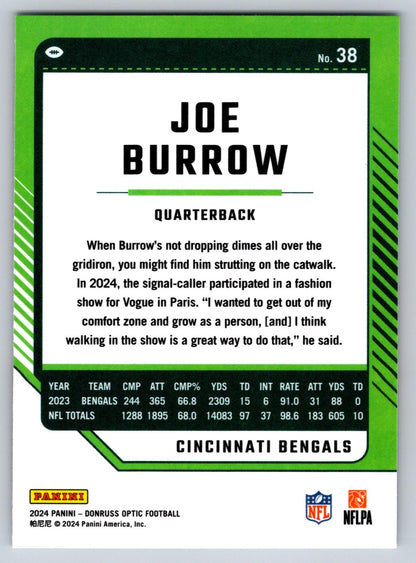 2024 Donruss Optic #38 Joe Burrow